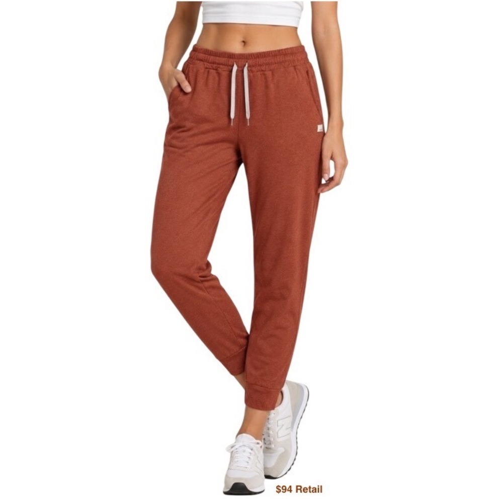 VUORI Performance Jogger S Cinnamon Heather DreamKnit Athleisure Lounge Travel